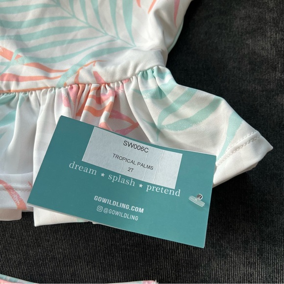NWT Wilding Clothing Tankini Size 2 - Picture 2 of 6